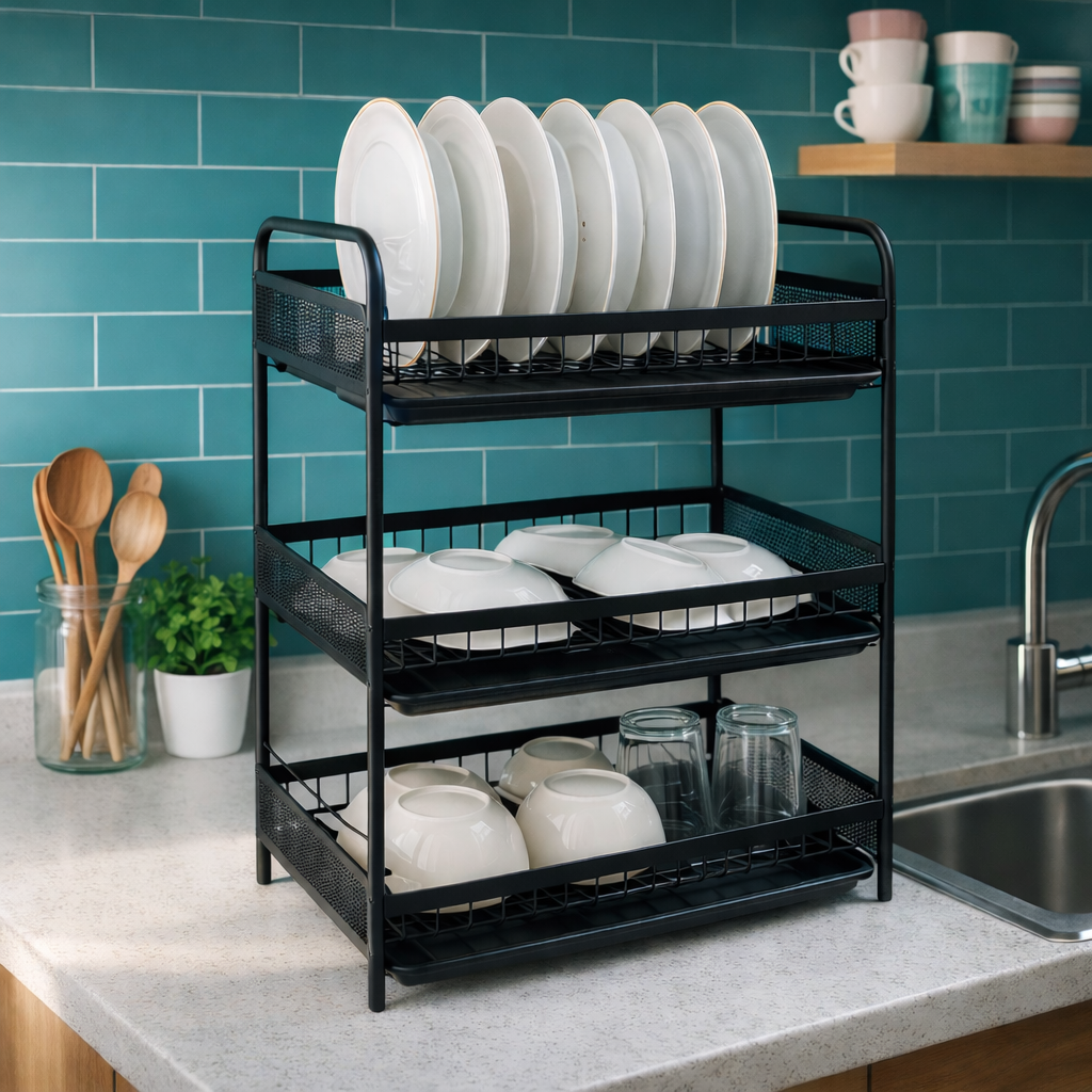 3 Layer Dish Rack